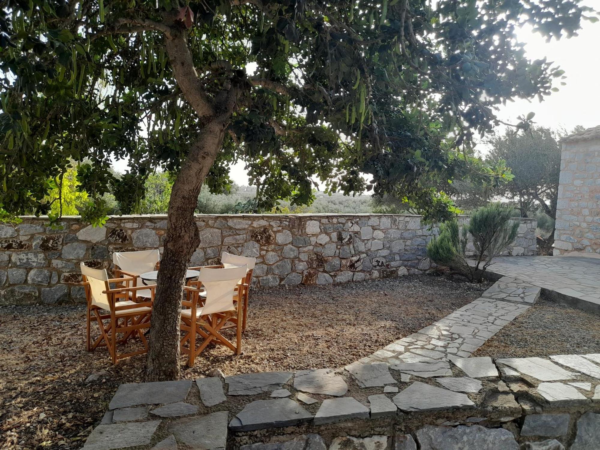 The Two Carob Trees, Traditional Stonehouse, Nikandri, Pirgos Diros Daire Lefkias Dış mekan fotoğraf